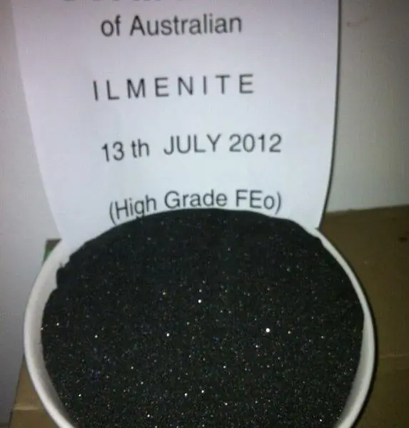 ILMENITE JULY SAMPLE
